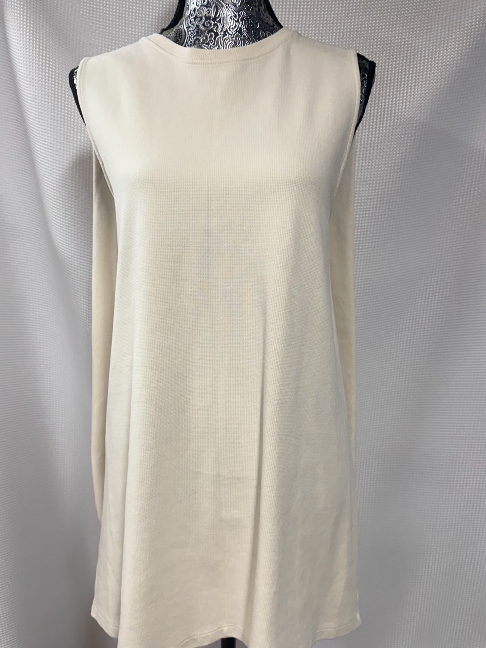 Zara Cream Sleeveless Mini Dress